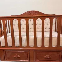 تخت کودک چوبی