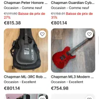 گیتار الکتریک Chapman ML-1 نسخه محدود|گیتار، بیس، امپلیفایر|تهران, الهیه|دیوار