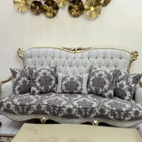 مبل استیل 7نفره ناهار خوری8نفره