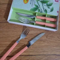 چاقو چنگال میوه تیغه استیل اصل
