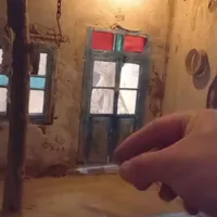 ماکت نوستالژی خانه های قدیمی.