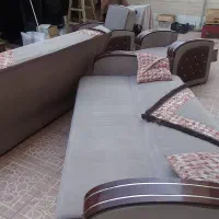 مبل تخت خواب شو ۱۰ نفره تمیز بدون شکستگی|مبلمان خانگی و میز عسلی|مبارکه, |دیوار