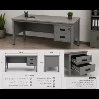 فروش میز تحریر فلزی با روکش MDF