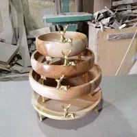 سرویس پذیرایی چوبی چوب گردو ظروف پذیرایی کاسه چوبی|ظروف سرو و پذیرایی|مشهد, نوید|دیوار