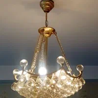 ۳عدد لوستر برنز با کریستال های اصل ترکیه