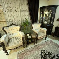 بوفه ویترین پشت آینه دو تیکه