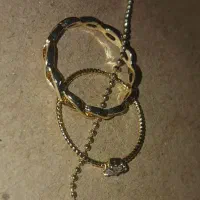 انگشتر استیل طلایی