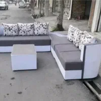 مبل راحتی  ال /پارچه های با کیفـیت- رنگ های جذاب|مبلمان خانگی و میز عسلی|تهران, شهرک شریفی|دیوار