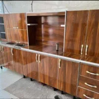 کابینت آشپزخانه تمام سفید براق (کد ۱۲۰۸پ۰)|مصالح و تجهیزات ساختمان|لشت نشا, |دیوار