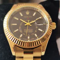 ساعت رولکس طلایی مدل اسکای دوئلر