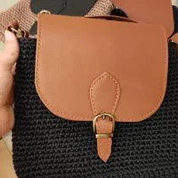 کیف دستبافت مکرومه