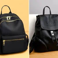 کوله مشکی سایز متوسط نو استفاده نشده