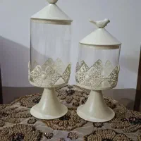 جا شکلاتی فلزی پایه دار