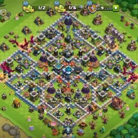 اکانت کلش تان 13 نیمه مکس