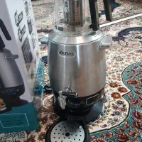 فروش فوری سماور برقی همراه قوریش کاملا سالم