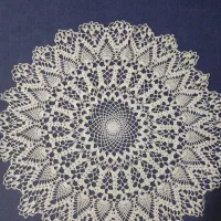 رومیزی قلاب بافی