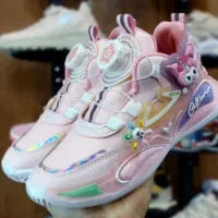 کفش دخترانه  دیسکی چراغ دار کرومی