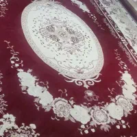 یک جفت فرش ۱۲متری  کرم زرشکی شاد