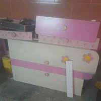 تختخواب ودرایور و کمد بچه
