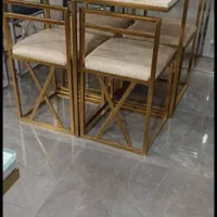 میز ناهارخوری//. ملیکا +مربعی فلزی|میز و صندلی غذاخوری|اصفهان, کساره|دیوار