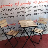 میز و صندلی چوبفلز کد ۵۵۰۰