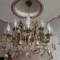 یک عدد لوستر برنجی 12 عددلاله