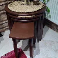 میز عسلی  جلو مبلی  ۳و ۴ تیکه کاملا سالم چوبی|مبلمان خانگی و میز عسلی|نکا, |دیوار
