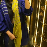 مانتو آبی شیک