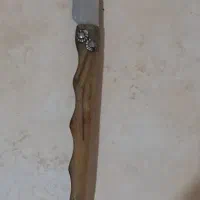 چاقو دسته شاخ کار استاد زاهد