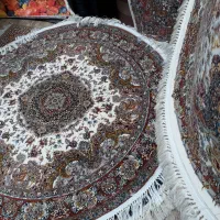 فرش تبریز نوین فر دایره۱۰۰۰شانه گرد۱۵۰×۱۵۰سایز|فرش|تبریز, |دیوار