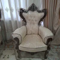 مبل سلطنتی 7نفره +کاور بسیار تمیز و در حد نو