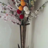 گلدان زیبا  پر از گلهای بهاری فقط ۷۰۰ تومن