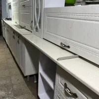 ۱۳ متر کابینت ممبران سفید در حد نو|مصالح و تجهیزات ساختمان|تهران, شهرک بعثت|دیوار
