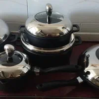 سرویس قابلمه چدن|ظروف پختوپز|میانه, |دیوار