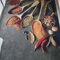 فرش آشپزخانه طرح ادویه
