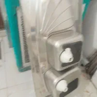 سینگ دو لگن استیل البرز.روکار لگن گود سیفون بزرگ|مصالح و تجهیزات ساختمان|ری, علایین|دیوار