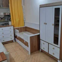 تخت و کمد نوزاد و نوجوان/ با طراحـی خـاص/سیسمونی