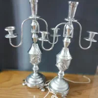 یک جفت شمعدان خوشگل برقی