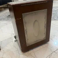 ست چوبی- نقره ای شمعدان- سطل- جای دستمال   انتیک|ظروف سرو و پذیرایی|تهران, گیشا|دیوار