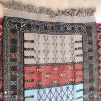 گلیم دستباف 2متری،پشم شتر|گلیم، جاجیم، گبه|مشکیندشت, |دیوار
