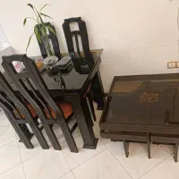 مبل هفت نفره،با میز ناهارخوری وگل میز بفروش میرسد|مبلمان خانگی و میز عسلی|شیراز, صدا و سیما|دیوار