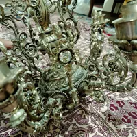 لوستر برنز سالم درحد نو بادوتا دیوار کوب|لوستر و چراغ آویز|تهران, سلسبیل شمالی|دیوار
