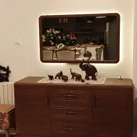 ست جا کفشی و میز تلوزیون و آینه کنسول