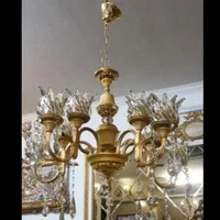 لوستر برنجی ۵شاخه