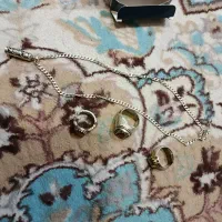 چند عدد انگشتر نقره اصل با سنگ جواهری اصل