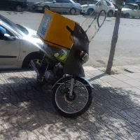 پیک موتوری با موتور