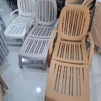 تخت استخری پلاستیکی تاشو طاووس صندلی پلاستیکی