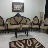 مبل ۹ نفره سالم و تمیز|مبلمان خانگی و میز عسلی|قم, امامزاده ابراهیم|دیوار