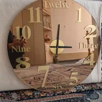 ساعت دیواری آینه ای