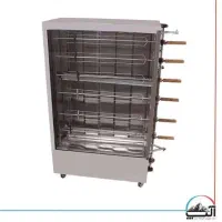 جوجه گردان و میز کار دو طبقه تمام استیل